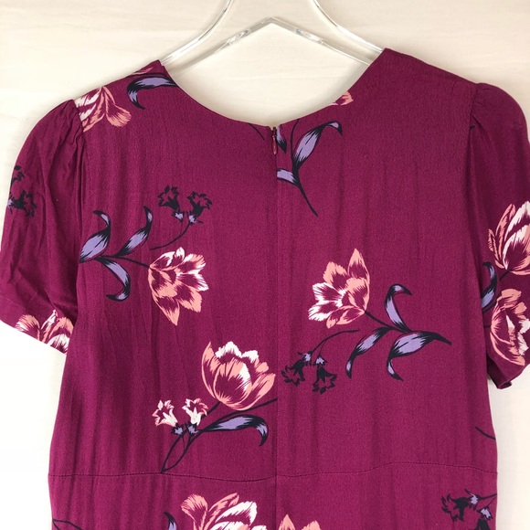 Yumi Kim Sweetheart Floral Jumpsuit Large Purple - Picture 7 of 8